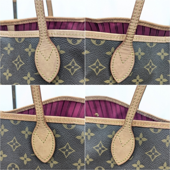 ✨️💎Authentic Louis Vuitton fuchsia Neverfull GM Monogram Bag - Picture 5 of 16